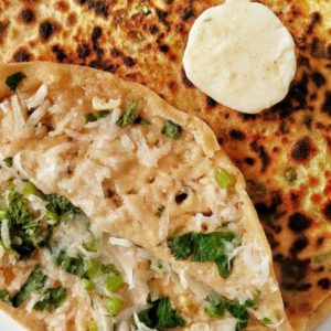 Punjabi Stuffed Radish Flatbread