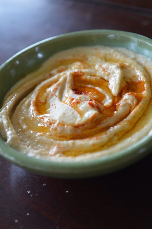 bowl of hummus