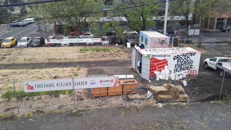 Aerial view of FareShare location